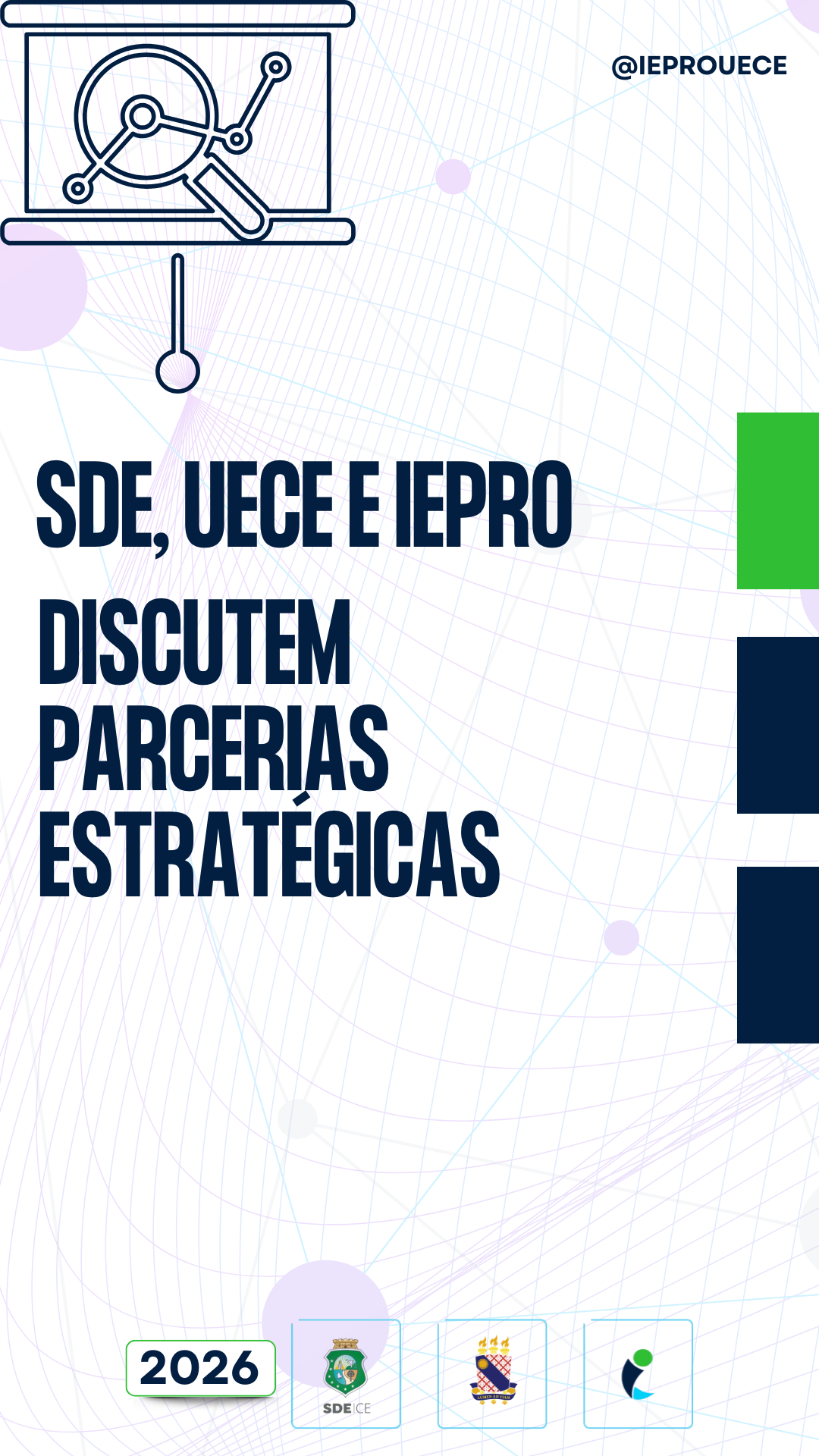 IEPRO e UECE discutem parcerias estratégicas com a Secretaria de Desenvolvimento Econômico